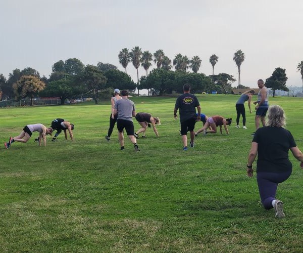 outdoor group personal training for adults over 40