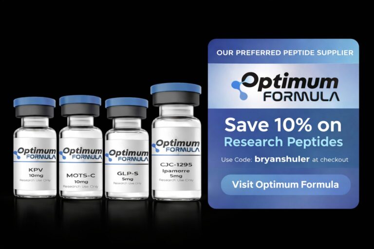 Research peptides commonly discussed for recovery and metabolic health over 40