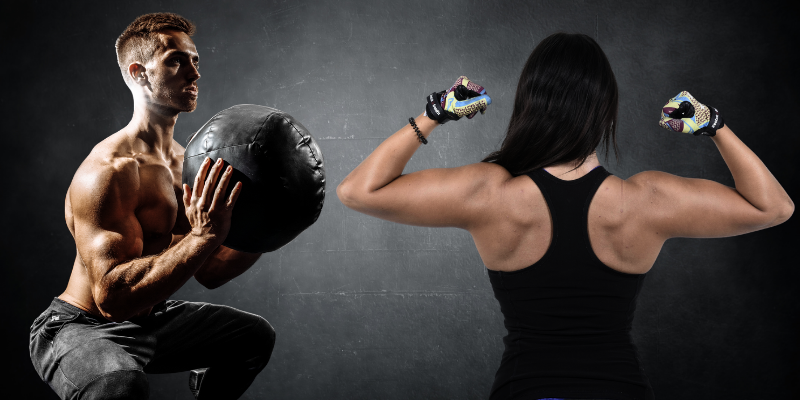 strength training and muscle recovery concept showing hormonal support for performance and adaptation